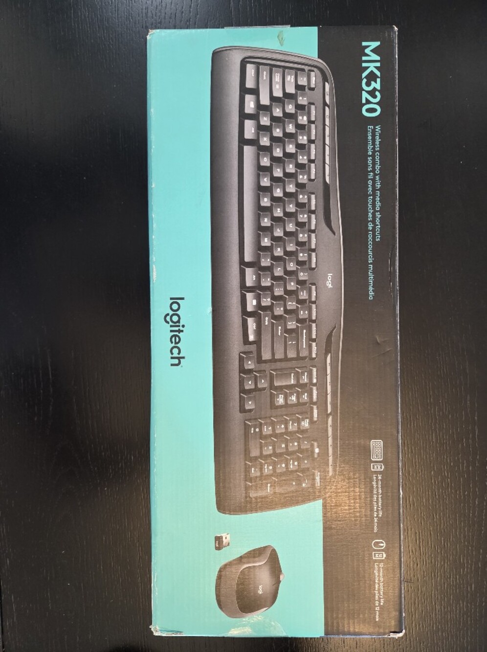 Logitech Black Wired Full-Size Keyboard with Numeric Keypad